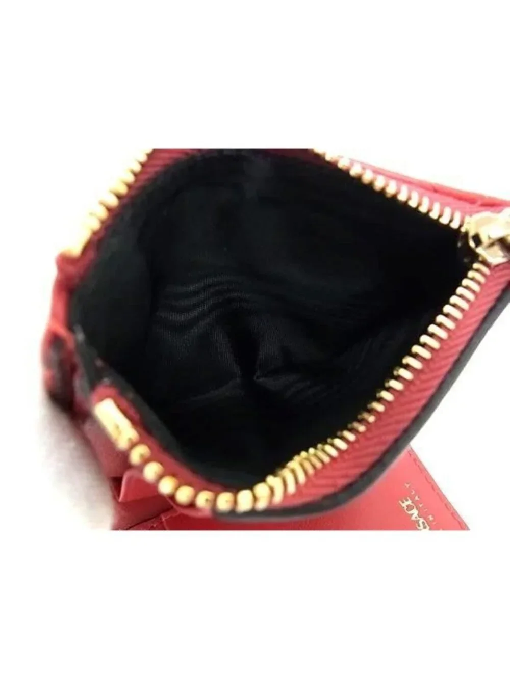 Versace Bifold Wallet Medusa Red Leather